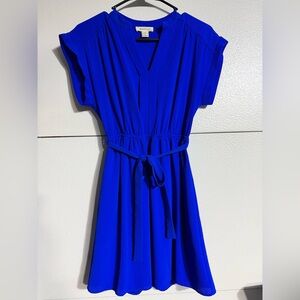 Elegant Blue Women's Dress